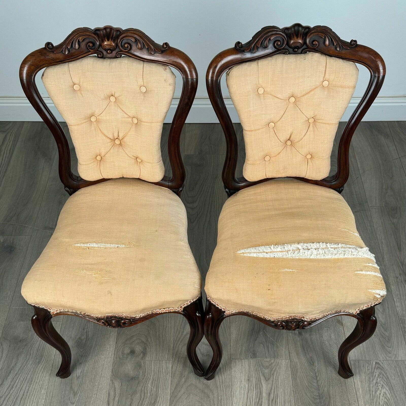 Antique 19th Century Set Of 4 Finest Quality Dining Chairs photo for sale