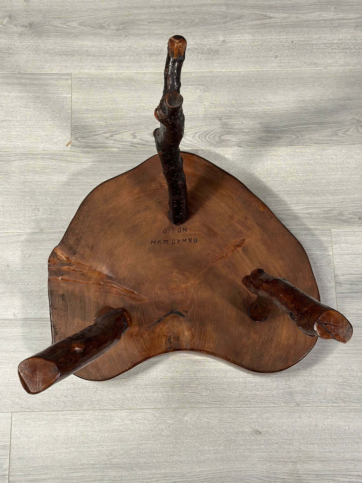 Furniture Natural Welsh Love Heart Table photo