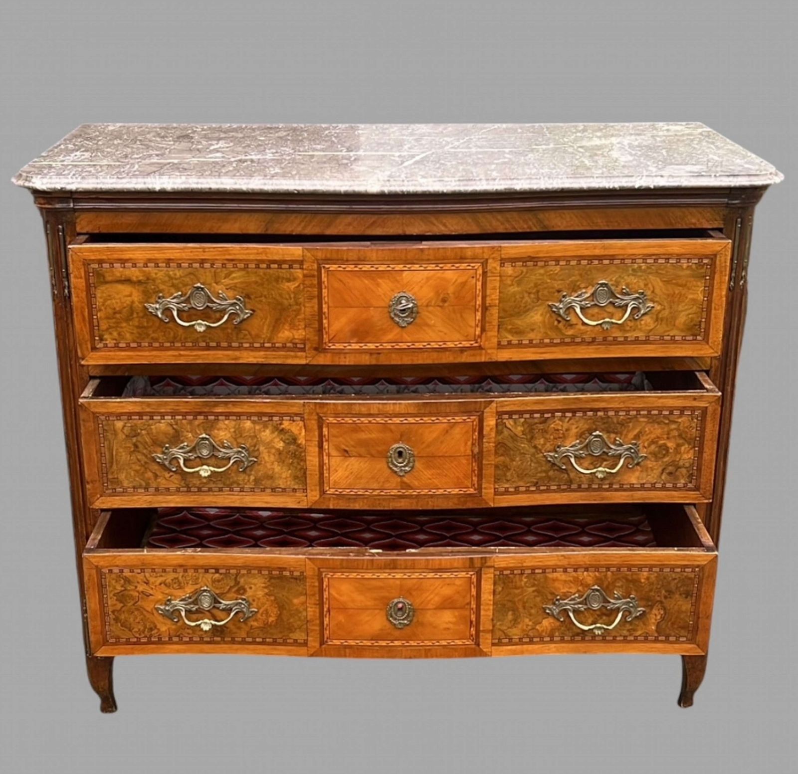 A Late 19th Century Continental Marble Topped Commode photo furniture