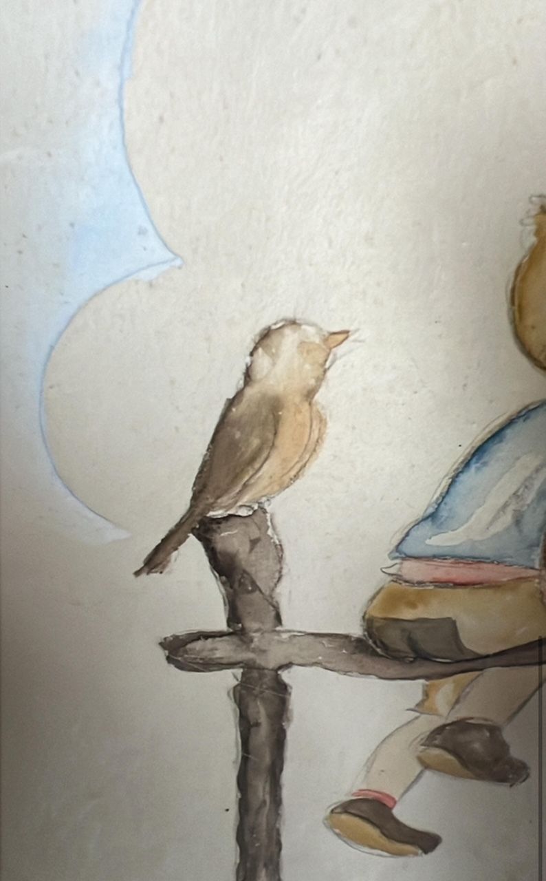 A 1930's Watercolour In Style Of Mabel Lucie Atwell photo for sale
