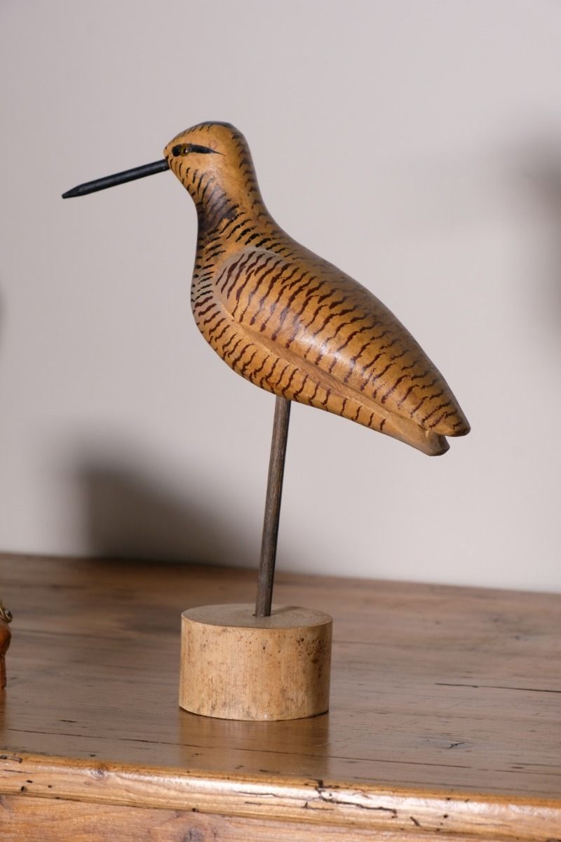 Painted & Hand Carved Folk Art Bird 1001868 photo Home Decor