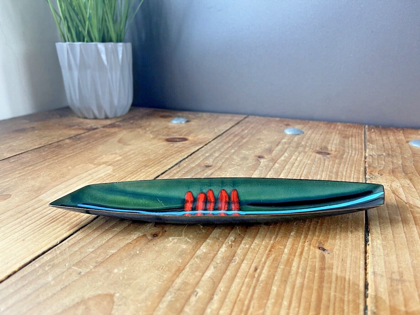 60's Modernist Laurana Italy Franco Bastianelli Enamel Pin Dish Pen Tray 70's photo vinterior