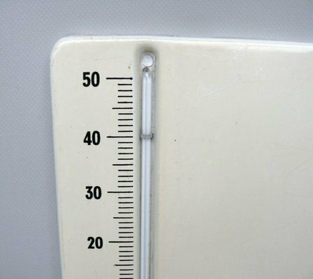 Tin Sign, Advertising Sign “Underberg” With Thermometer, 1950s, Folded Sheet Metal, Painted photo buy