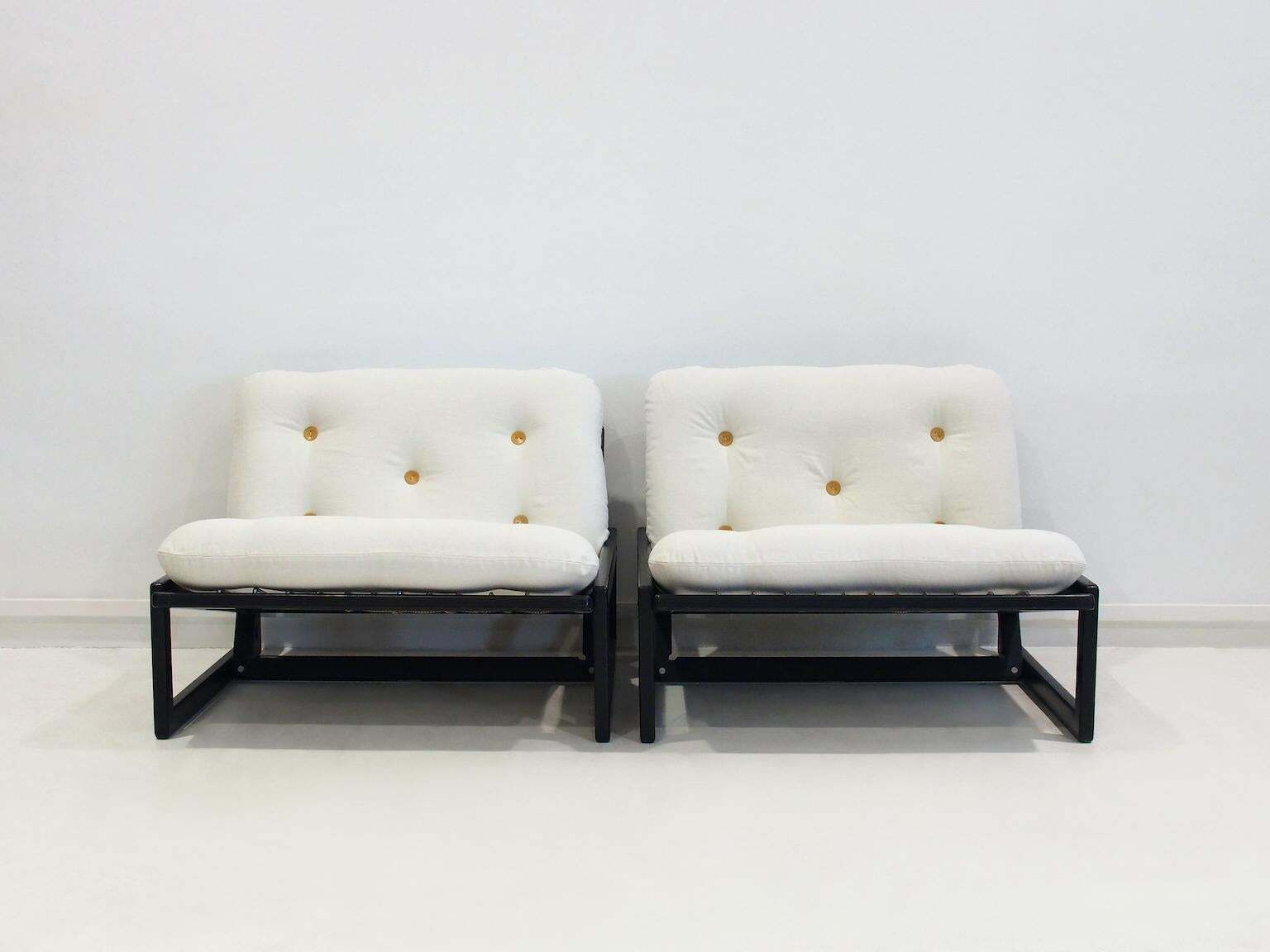 Pair Of Carlotta Lounge Chairs By Afra And Tobia Scarpa For Cassina photo furniture