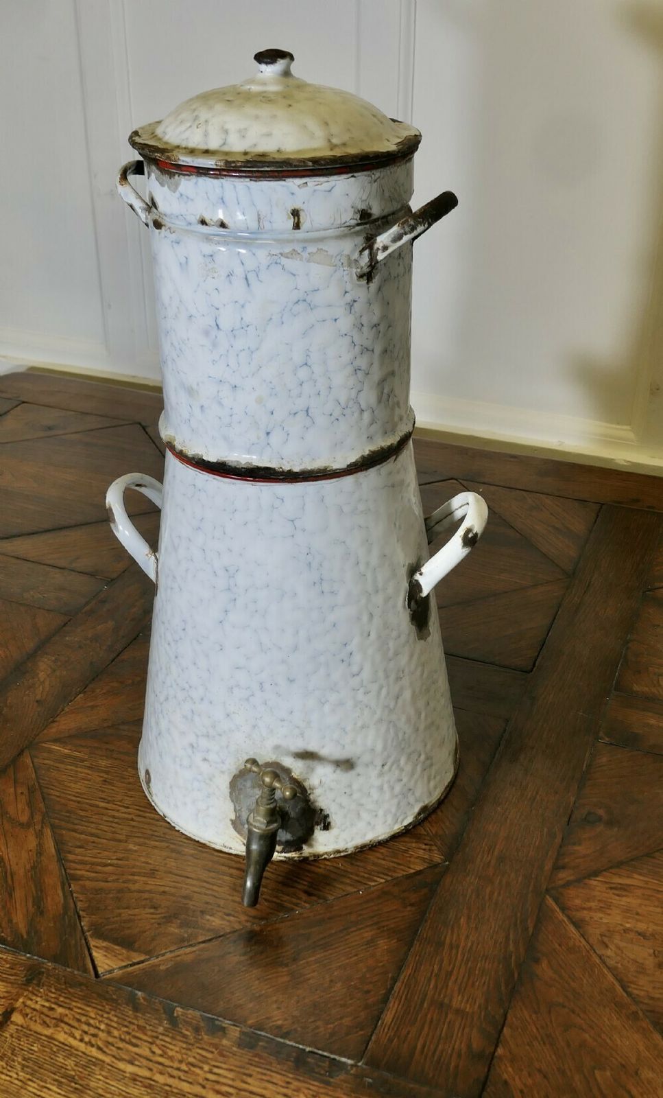 Large Kitchen Range Enamel Coffee Urn Samovar photo furniture