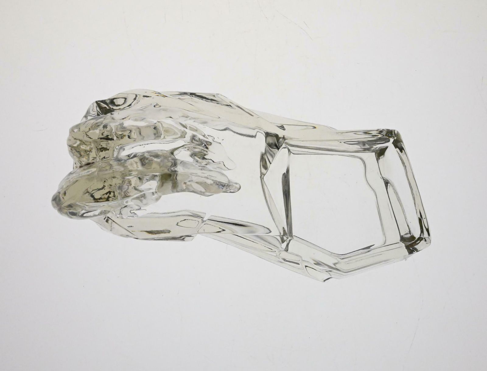 photo furniture Karel Zentner, Polar Bear  Glass Bear Figurine, Bear Figurine, Bowl, Antique Glass Figurine, Vintage Glass Ashtray