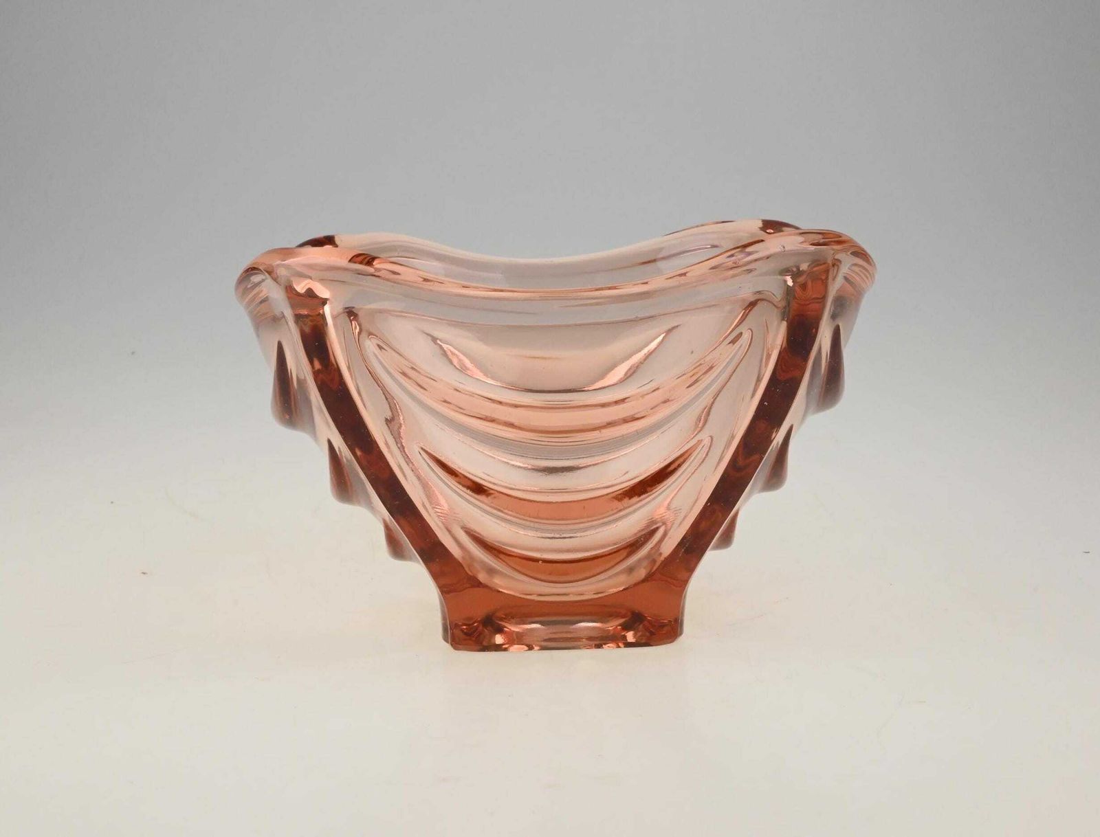 Czech Pressed Red Glass Bowl By Vaclav Hanus, Hermanova Hut, Red Bowl, Glass Bowl, Vintage Bowl, Mid Century Bowl, Vintage Glass photo 105.0