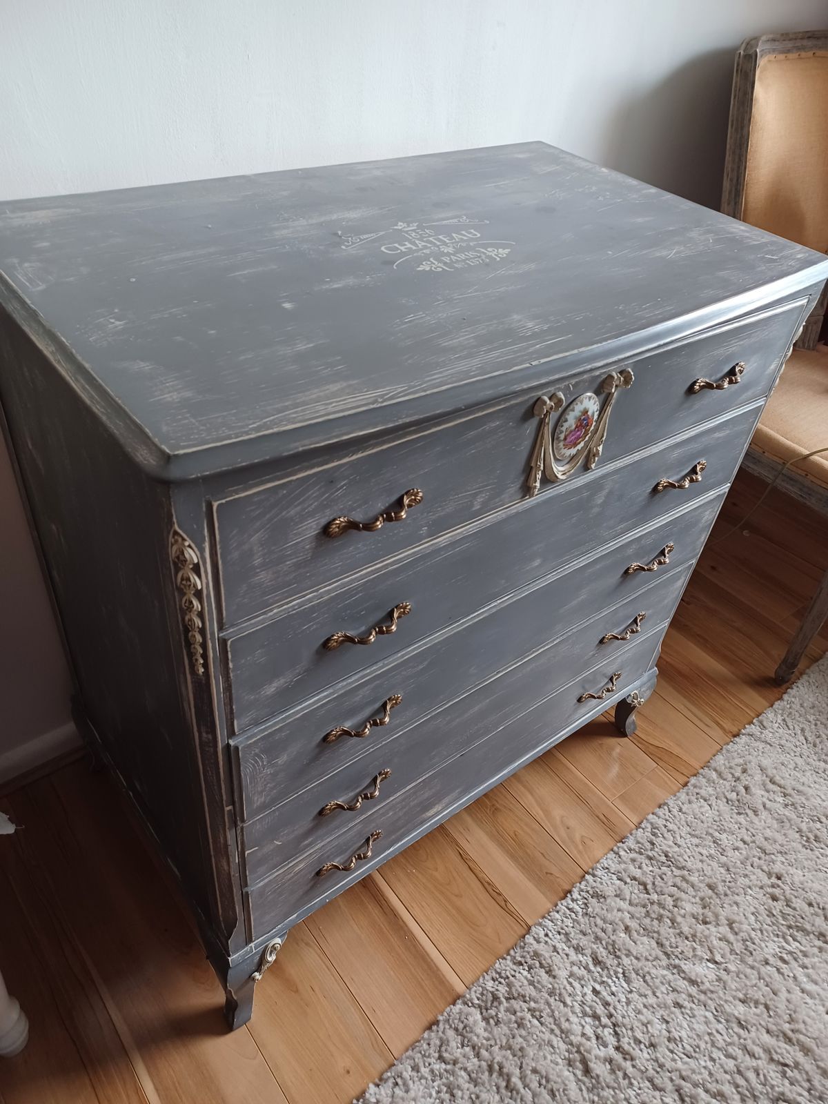 Beautiful Decorated Chest Of Drawers