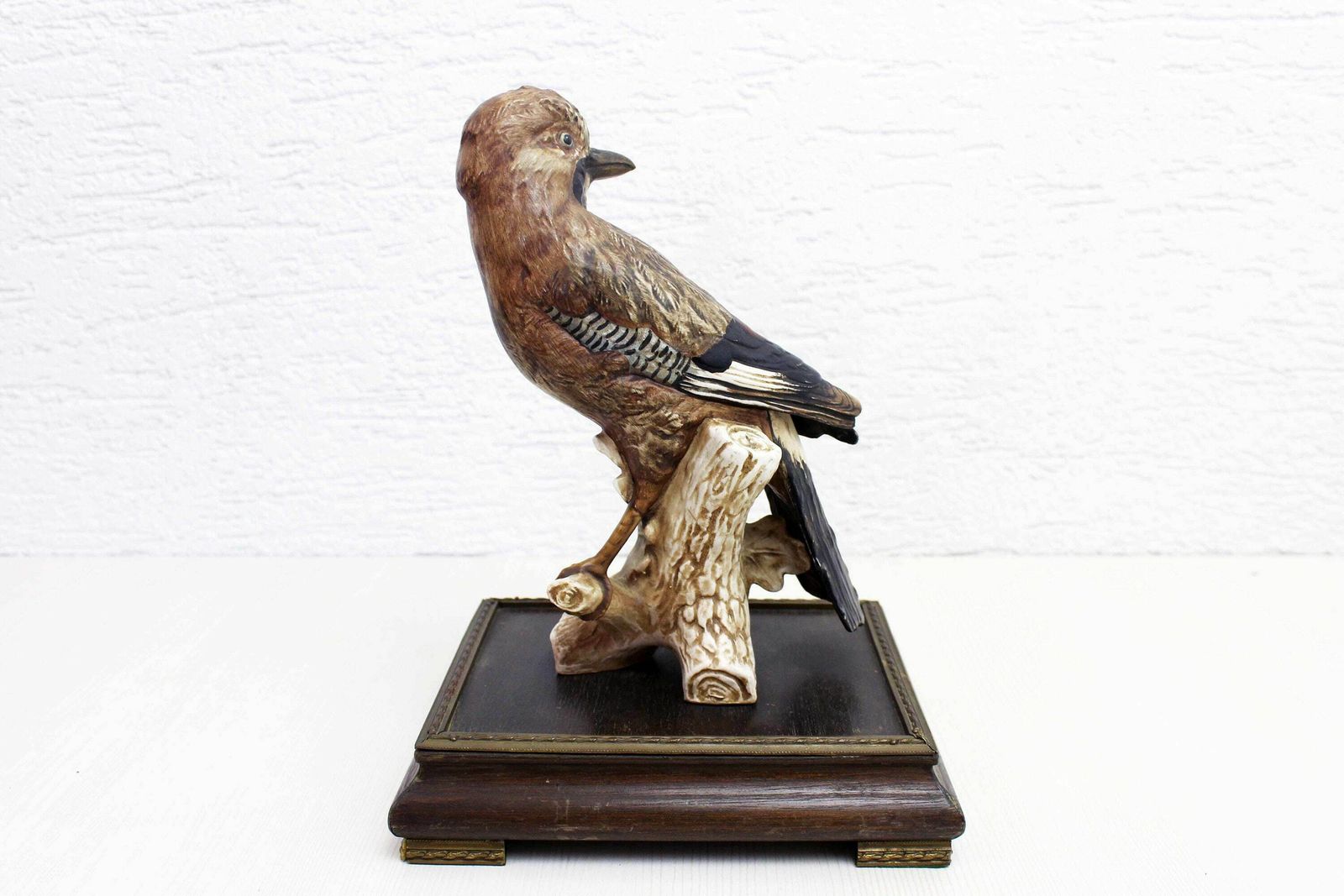 Porcelain Bird By Goebel, Jay In Porcelain 1950/60 photo for sale