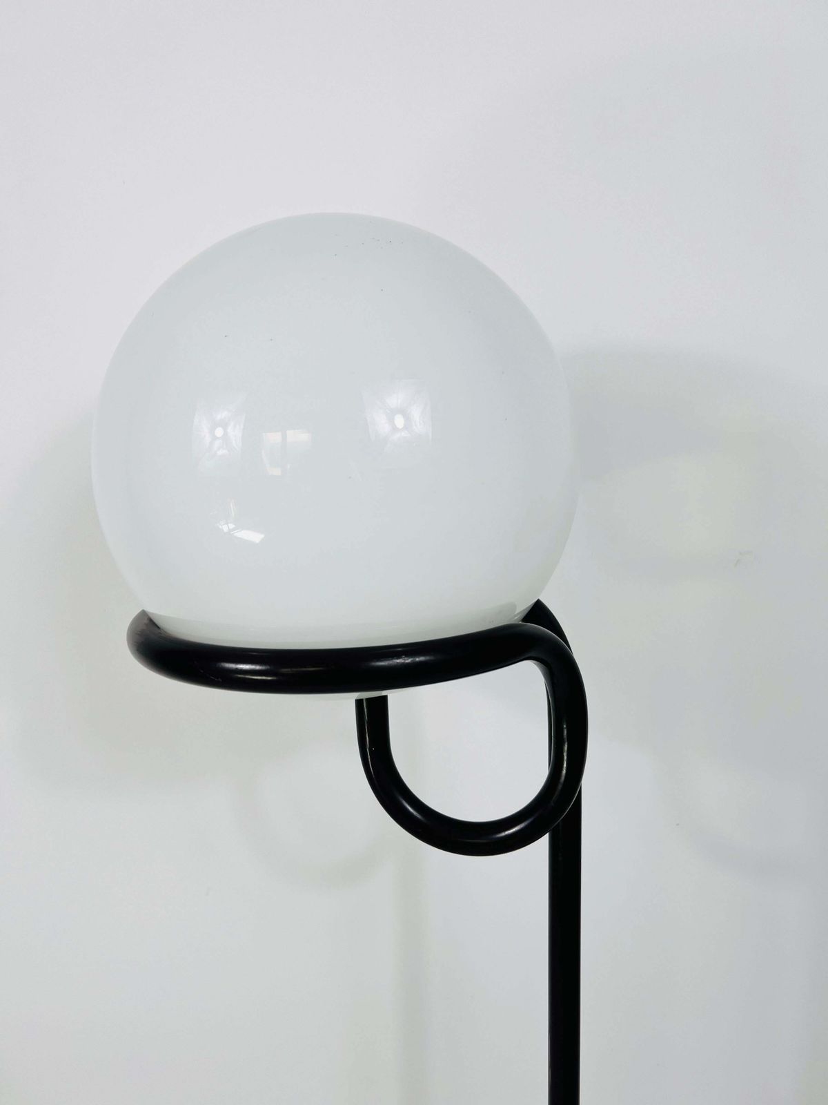 Black Floor Lamp Globe By Aldo Van Den Nieuwelaar For Domani Designs, Amsterdam photo buy