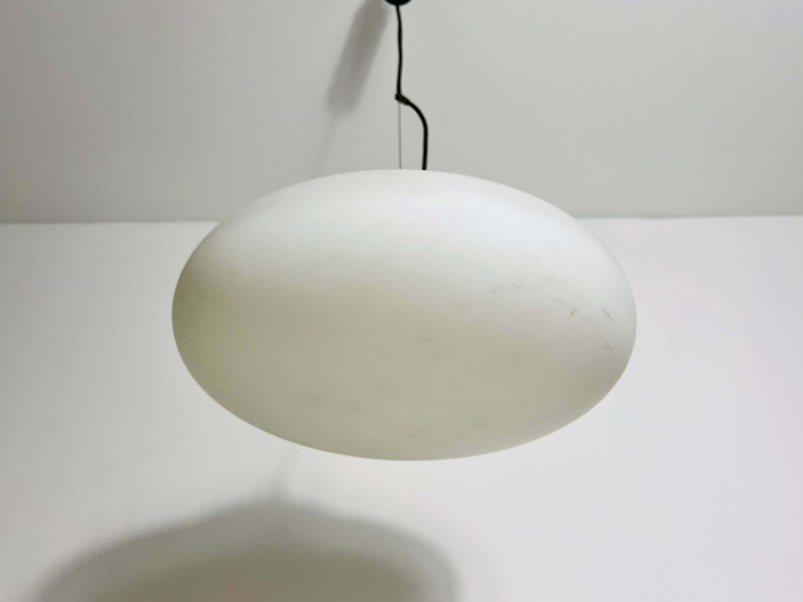 photo furniture Stilnovo Midcentury Brass And Glass Chandelier, 1950s, Italy