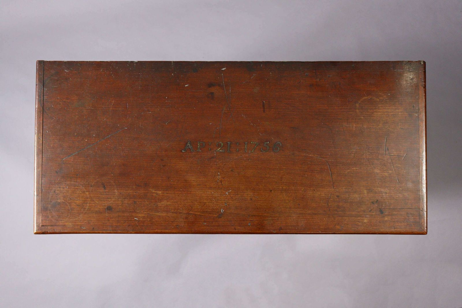 Remarkable George II Red Walnut Gentleman's Library Collectors Cabinet photo for sale