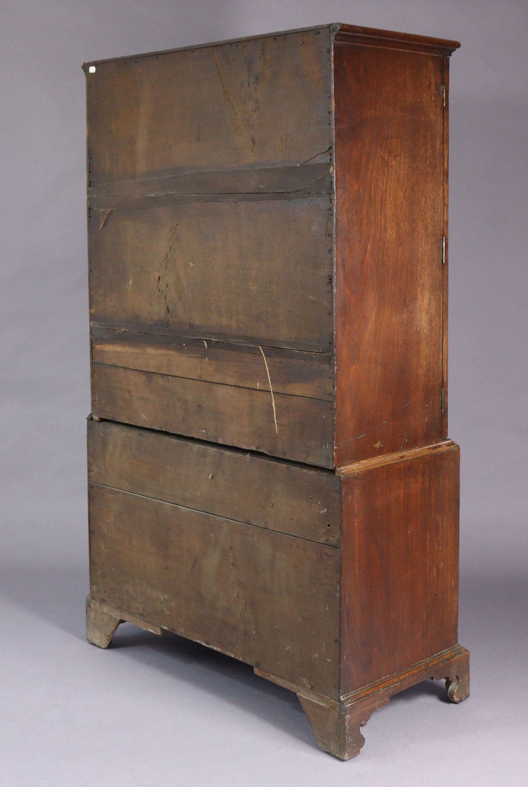 photo vintage Remarkable George II Red Walnut Gentleman's Library Collectors Cabinet