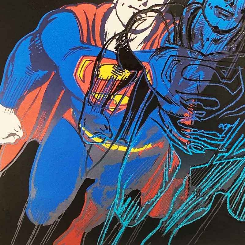 1980s Andy Warhol " Superman " Limited Edition Lithograph By Cmoa   Carnegie Museum Of Art   Pittsburgh. photo for sale