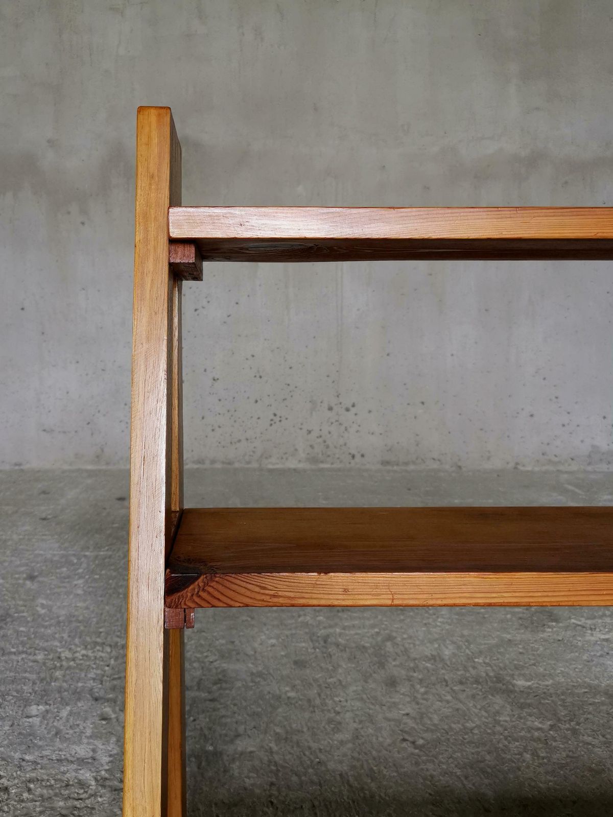Axel Einar Hjorth Manner Pine And Elm Display Shelf, Swedish Cabinetmaker 1930s photo 2997.0