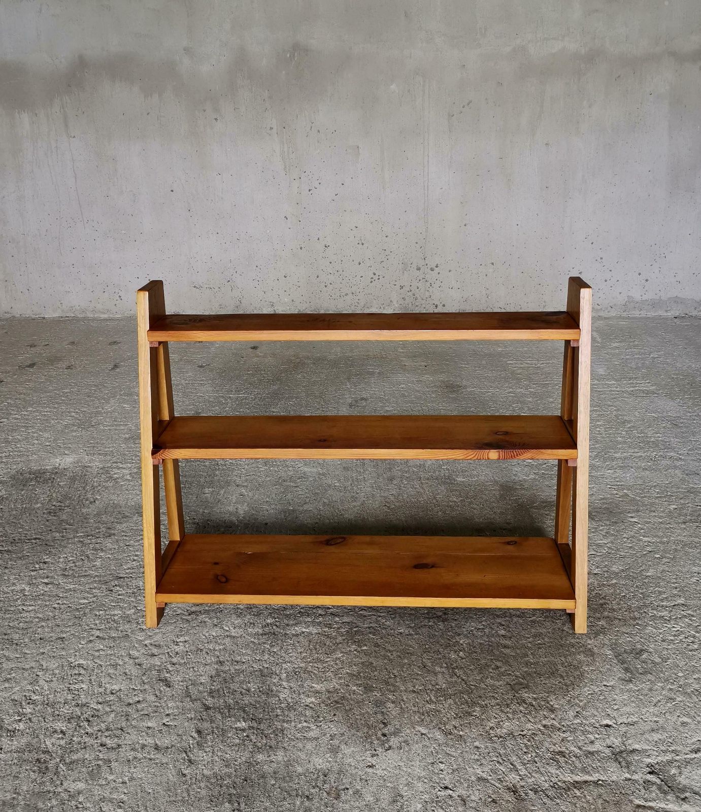 Axel Einar Hjorth Manner Pine And Elm Display Shelf, Swedish Cabinetmaker 1930s photo vinterior