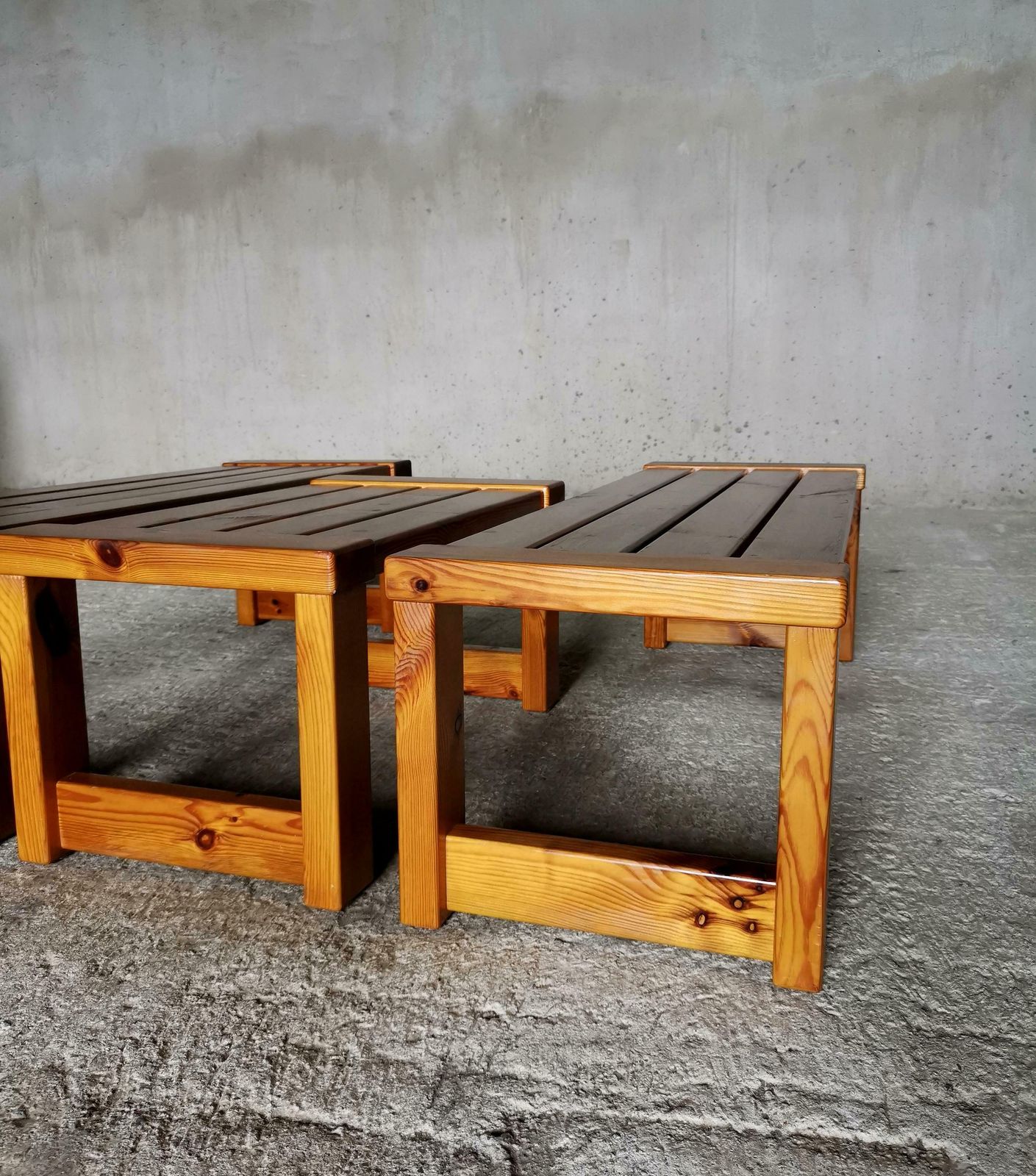 Swedish Coffee Table / Bench In Solid Oregon Pine. Manner Of Sven Larsson 1960s photo buy