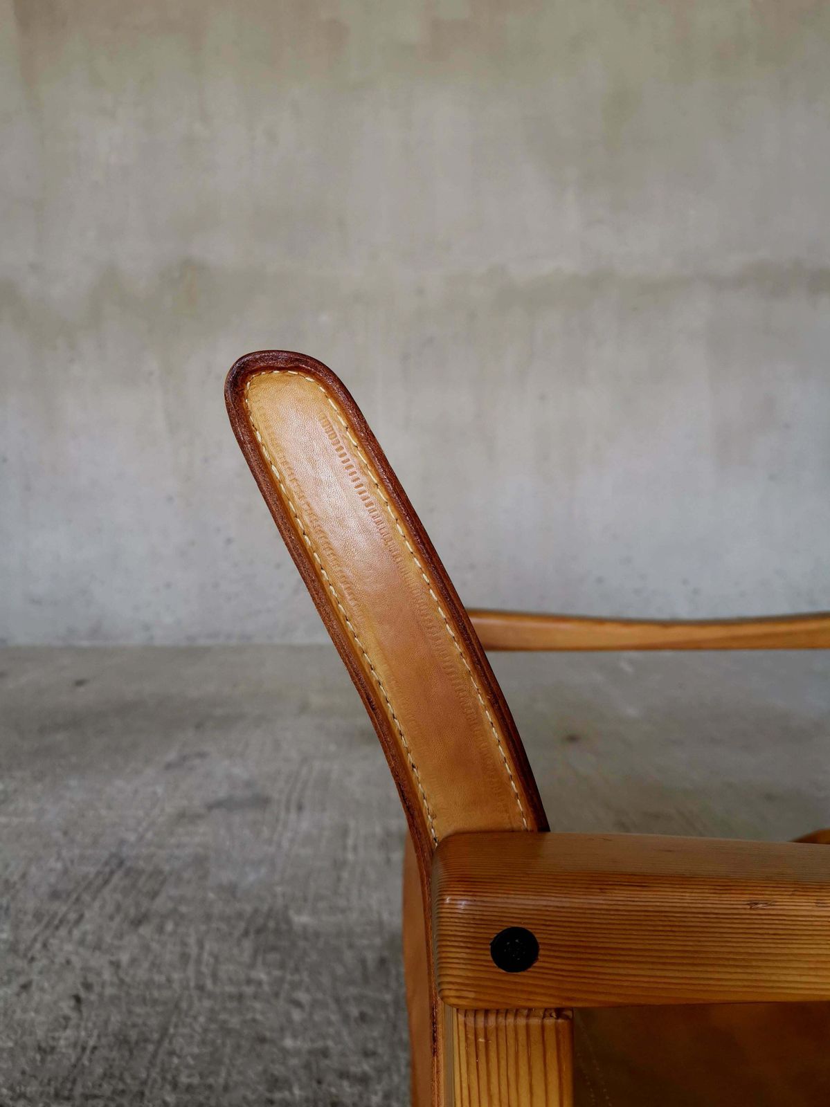 Diana Lounge Chair By Karin Mobring For Ikea Sweden 1970s, Thick Cognac Leather. photo buy