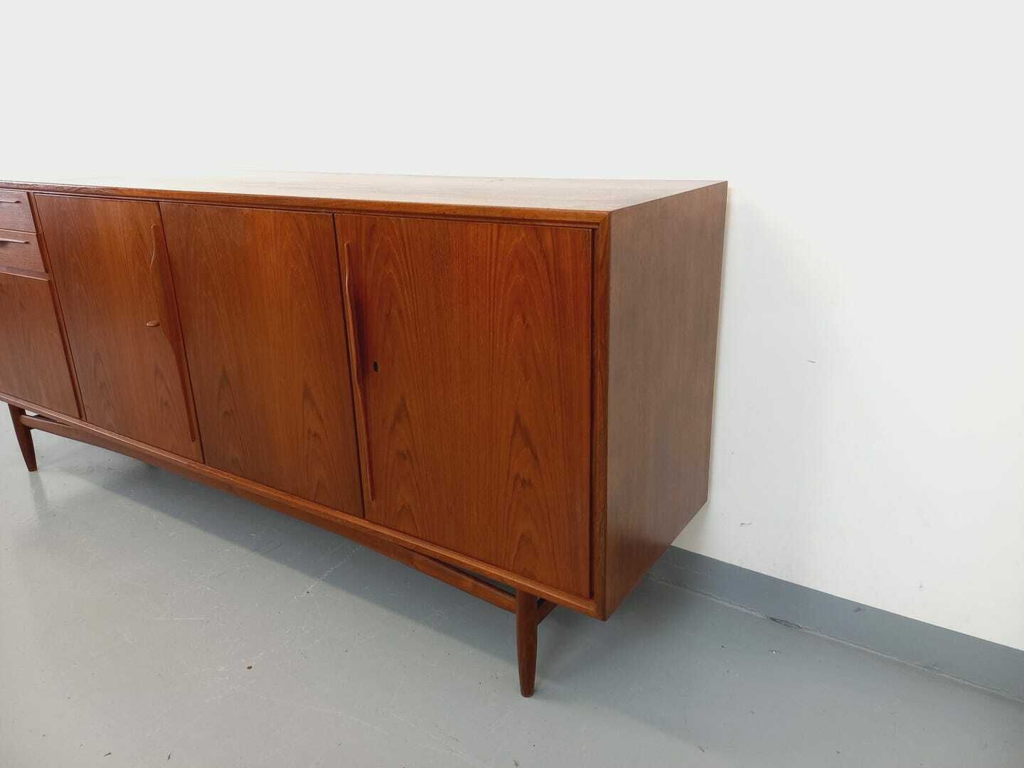 Enfilade scandinave Swiss Teak en teck photo vintage