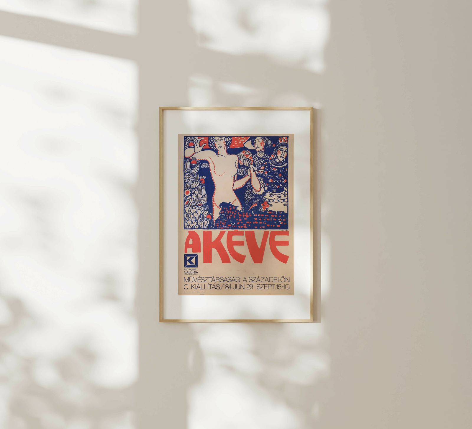 A Keve Art Exhibition   Original Hungary Poster | 1984 photo for sale