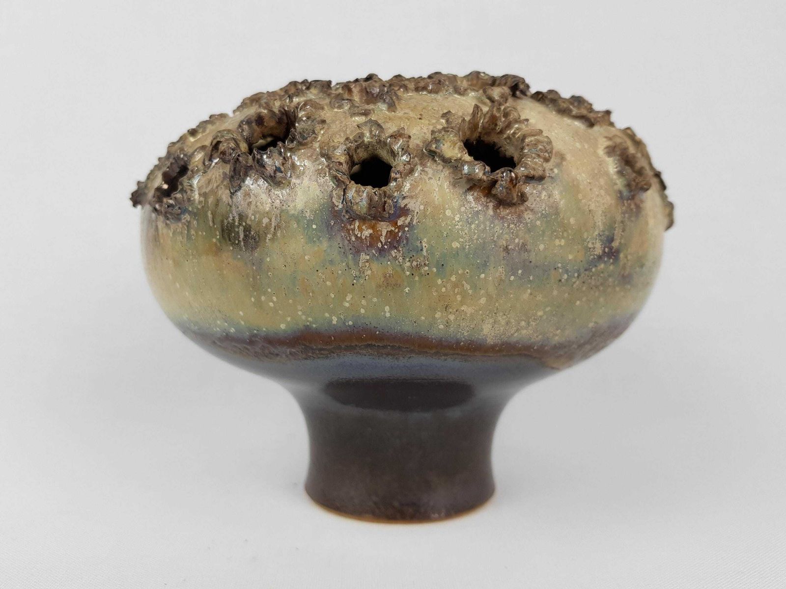 Vintage Margarethenhohe Keramische Werkstatt Studio Art Vase West German Pottery photo for sale