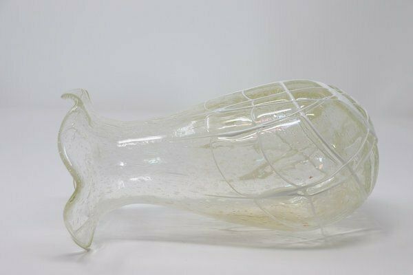 Italian Vase In Transparent Murano Art Glass, 1980s photo Home Decor