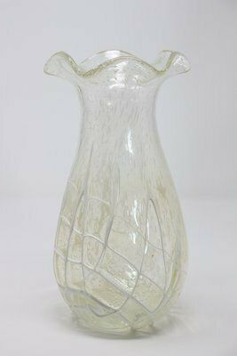 Italian Vase In Transparent Murano Art Glass, 1980s photo vinterior