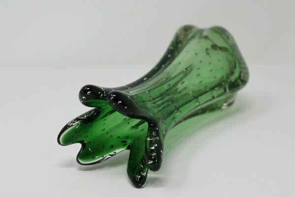 Italian Vase In Green Murano Art Glass, 1960s photo 931.0