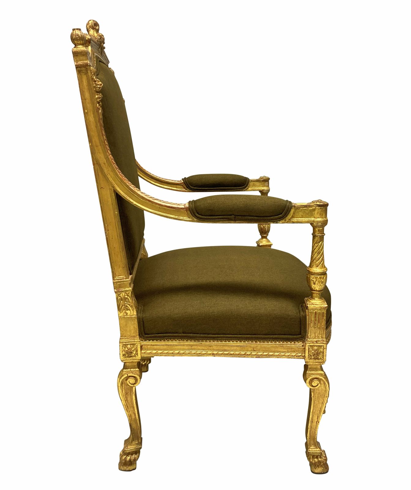 A Fine Louis XIV Style Giltwood Armchair photo 2183.0