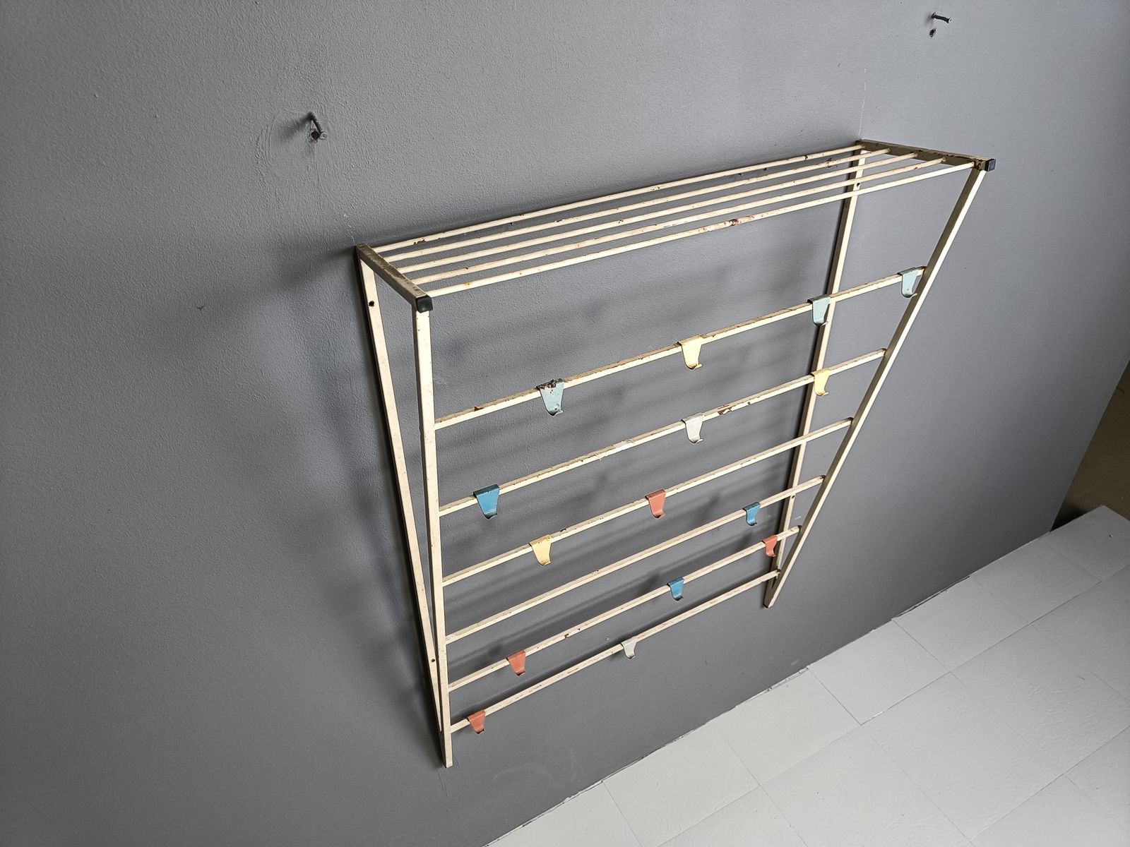 Vintage Coat Rack By Tjerk Reijenga For Pilastro, 1950s photo Furniture
