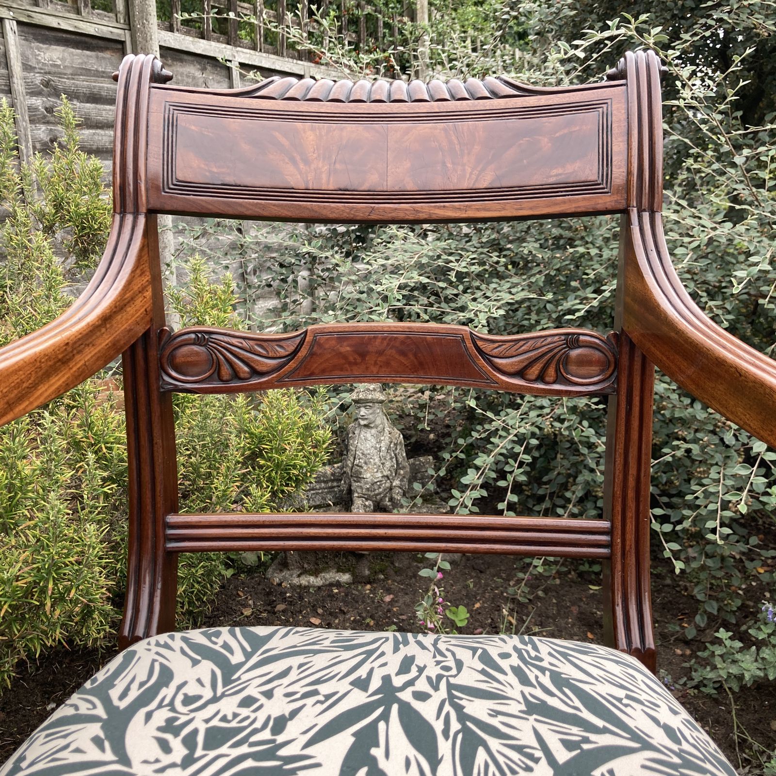 George III Mahogany Desk Chair, Circa 1800 photo 1480.0