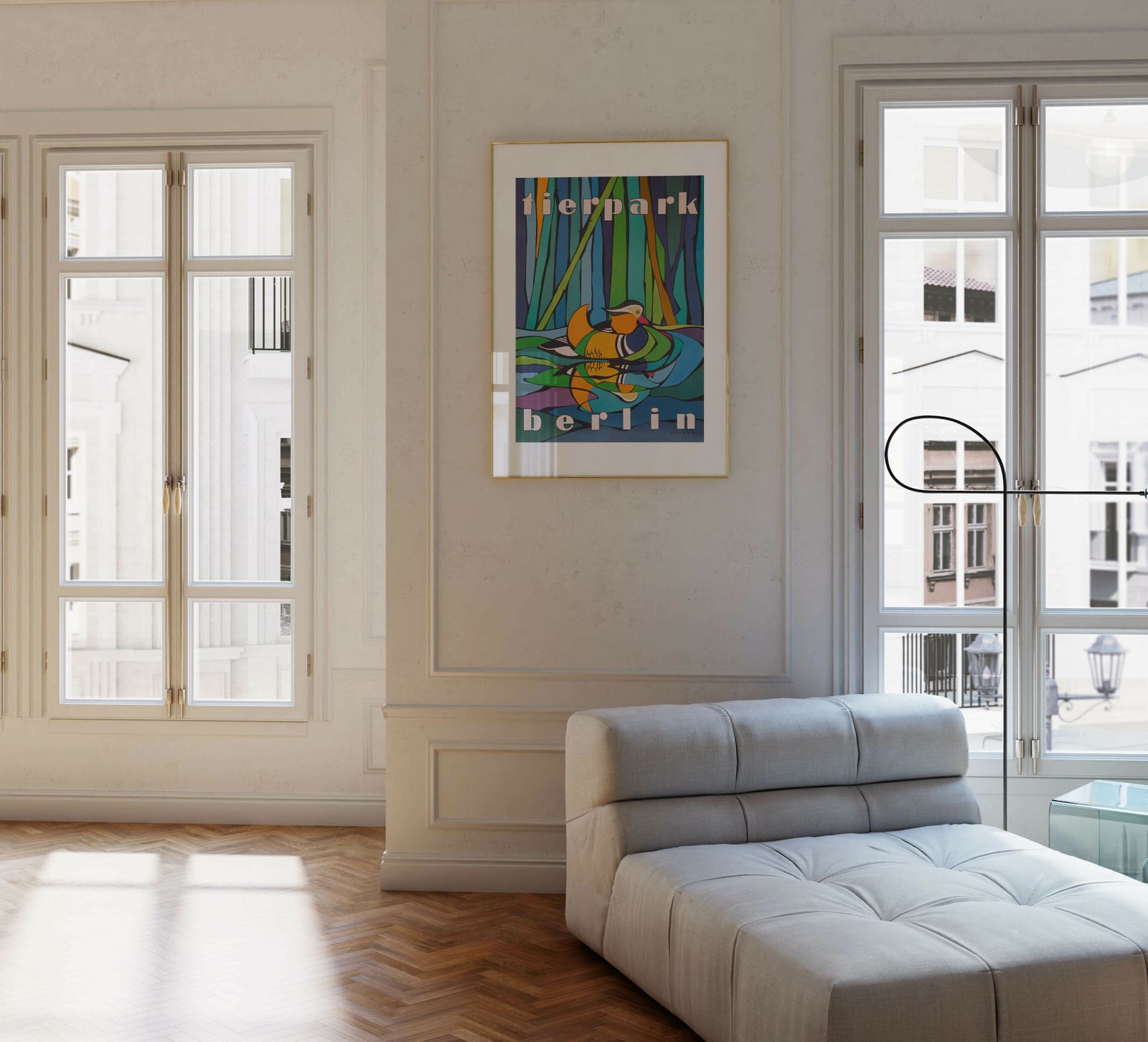 Tierpark Berlin   Original East Germany Poster | 1983 photo furniture