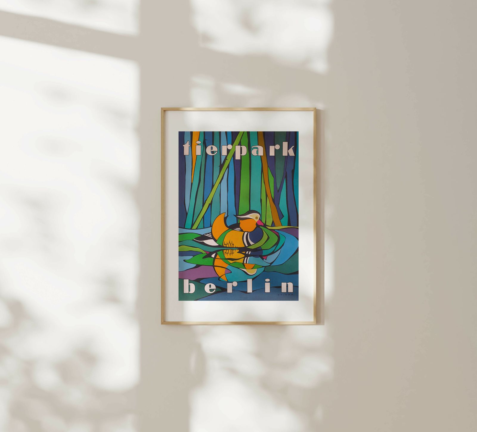 Tierpark Berlin   Original East Germany Poster | 1983 photo for sale