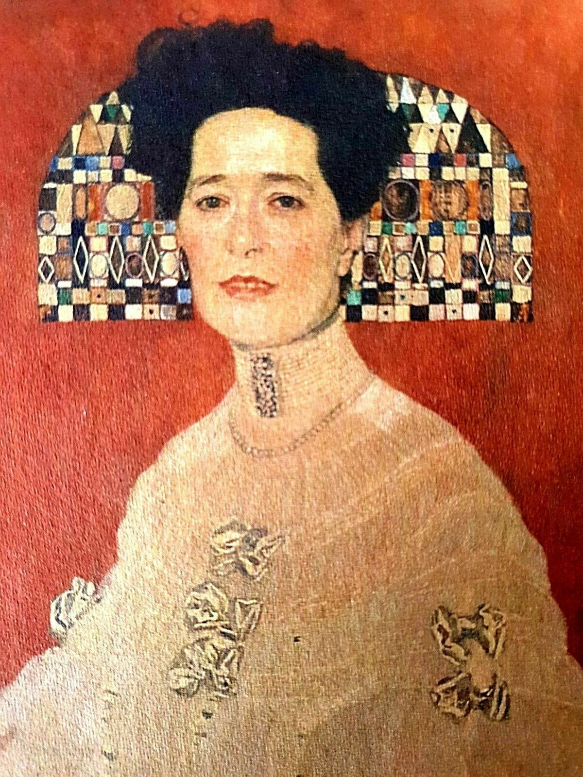 Gustav Klimt, Portrait Of Frieda Reidel, Hand Signed Lithograph photo for sale