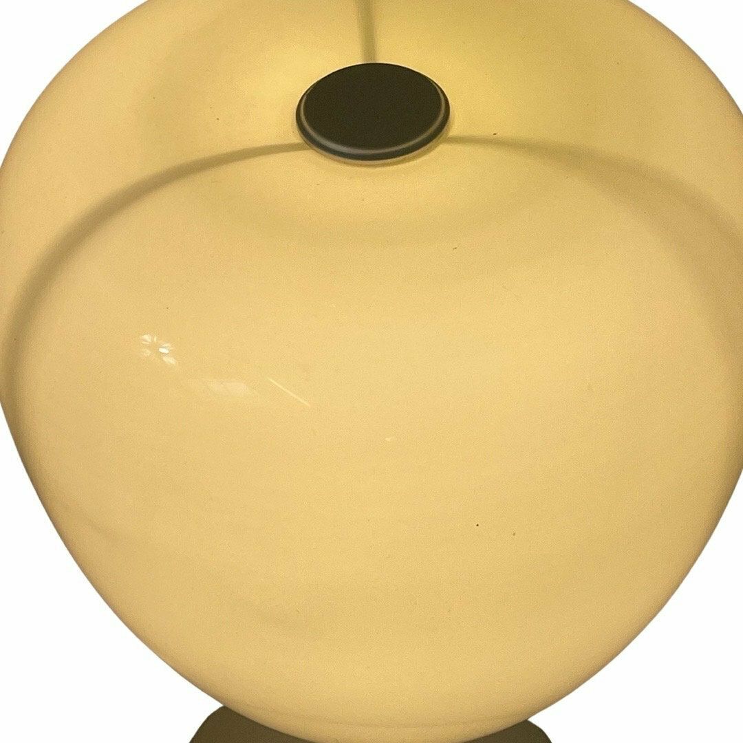 Table Lamp With Glass Top And Gray Metal Base   Model 'Althorn'   Rare Ikea B0225 photo for sale