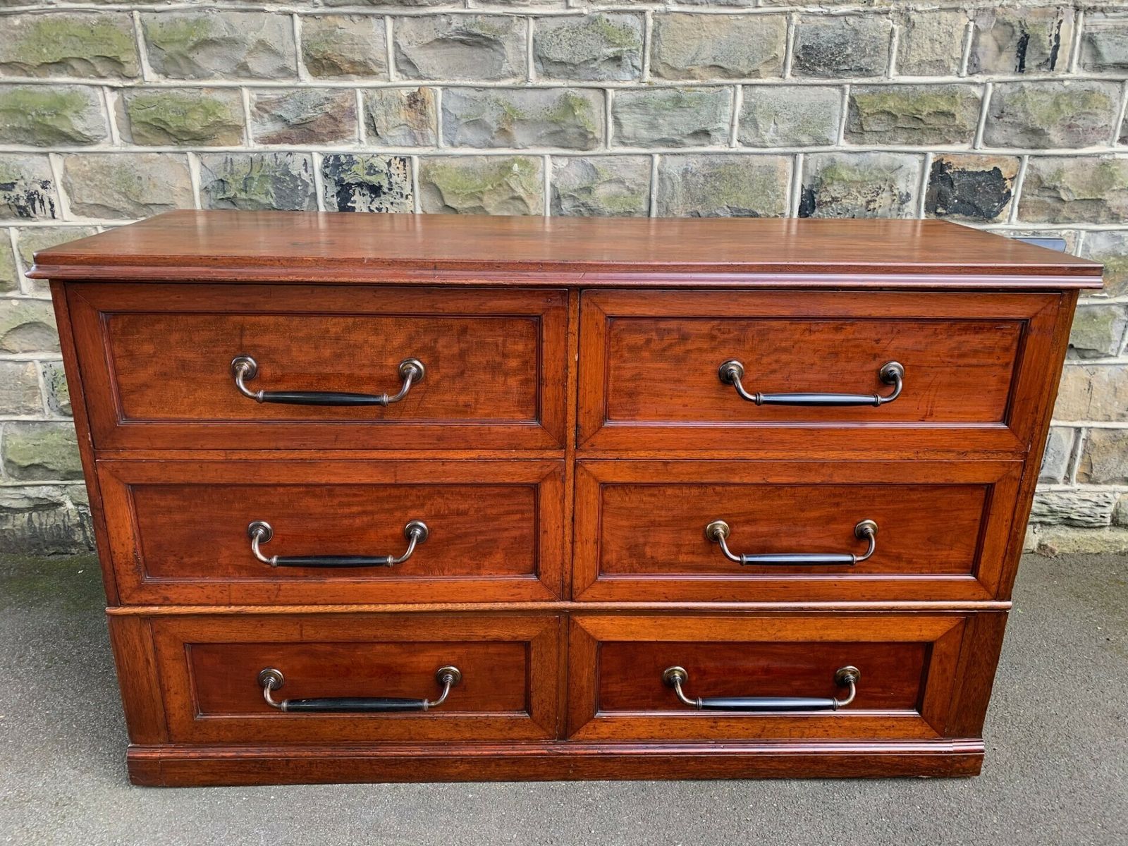 Antique Mahogany Bank Of Haberdashery Draws photo 1350.0