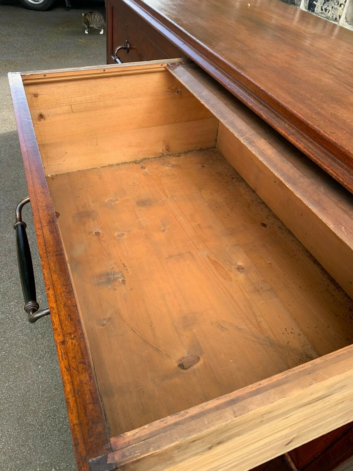 Antique Mahogany Bank Of Haberdashery Draws photo buy