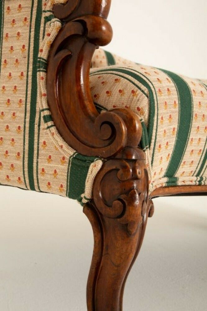 Victorian Chaise Longue Couch Day Bed Mahogany 1860 photo for sale