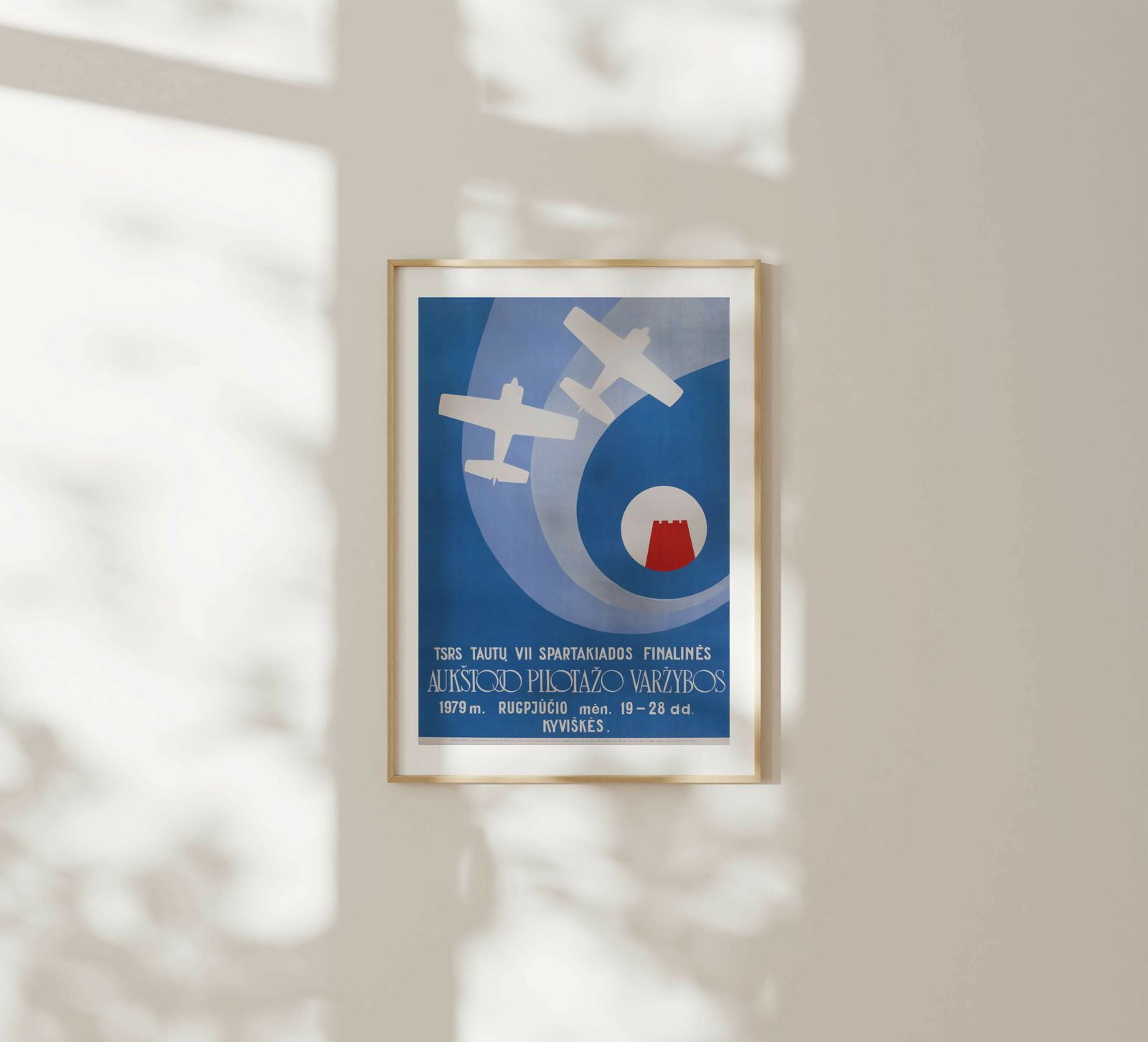 7th Sports Day Of The Ussr   Original Soviet Lithuanian Poster | 1979 photo for sale