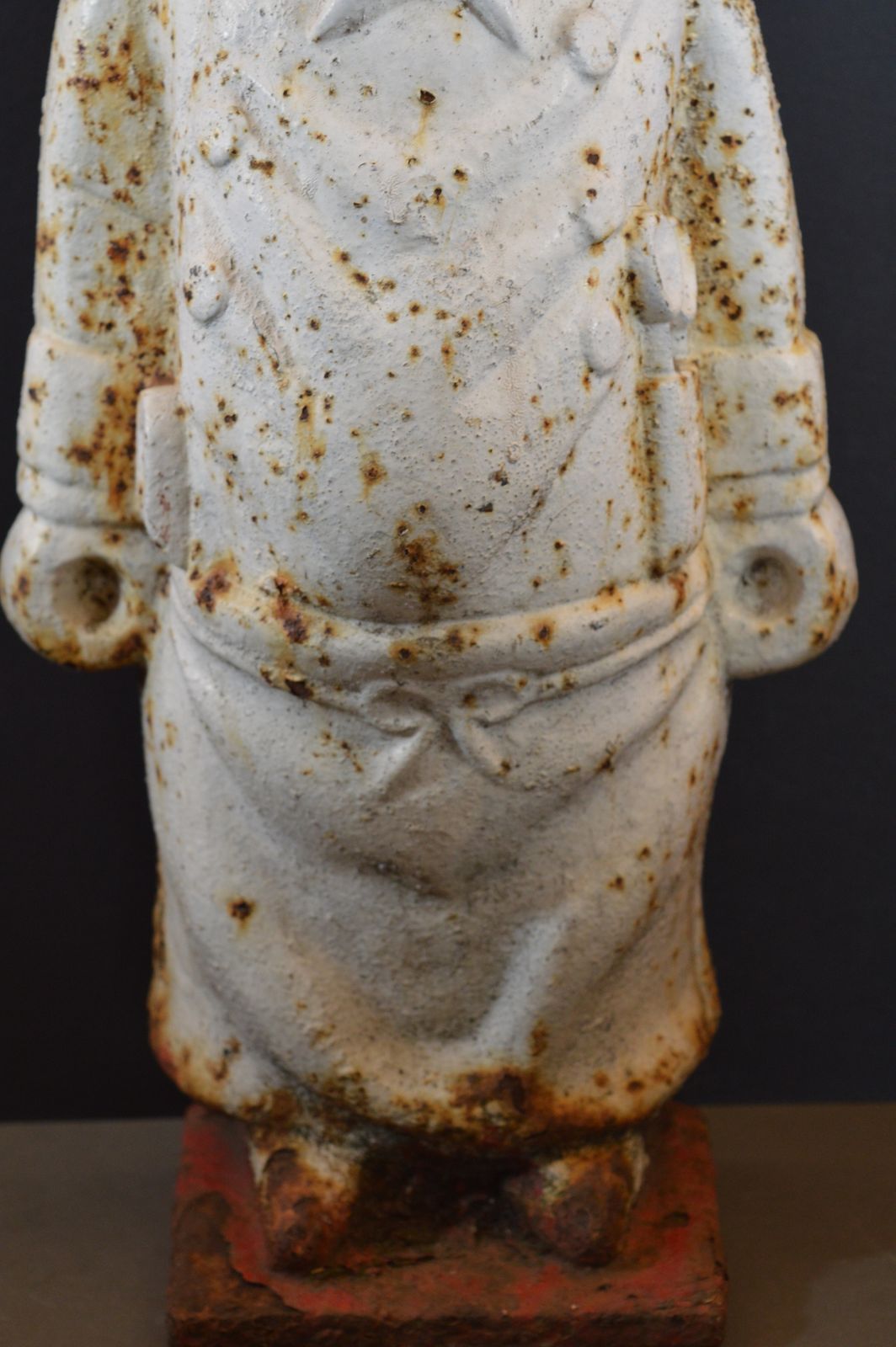 Large (16kg) 19th Century Cast Iron Painted Butchers Window Display Pig,C1890 photo furniture