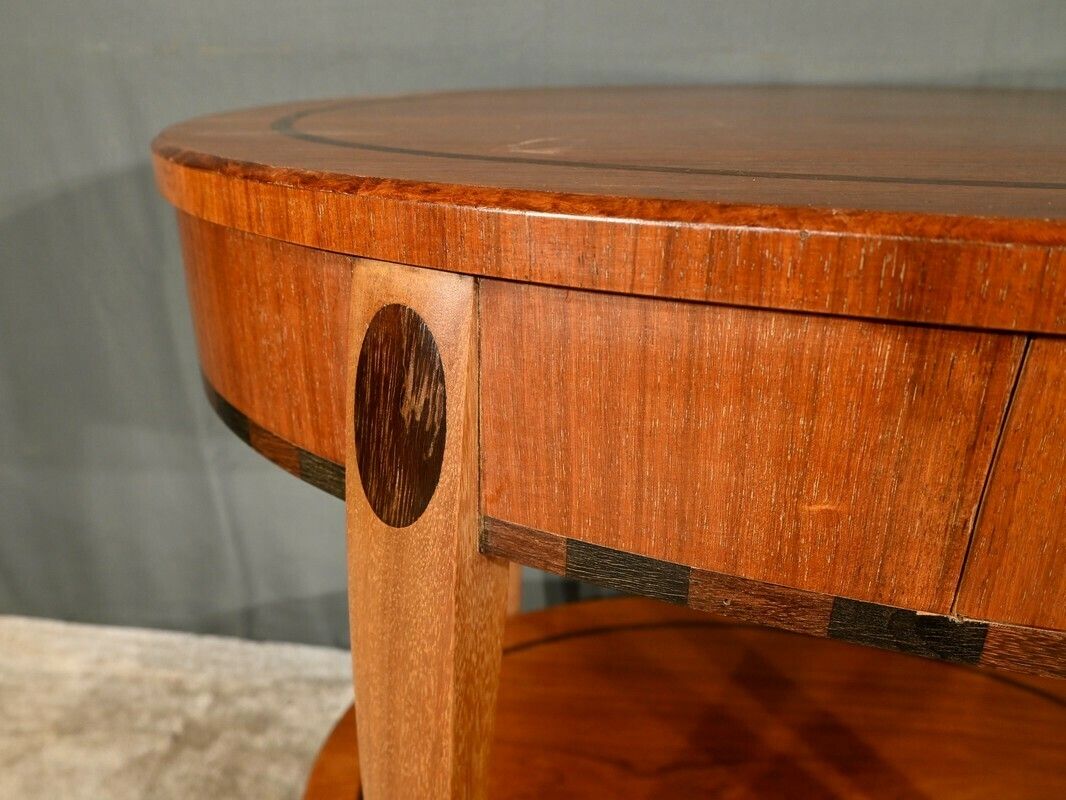 photo furniture Mahogany And Rosewood Gueridon Table, Art Deco – 1930
