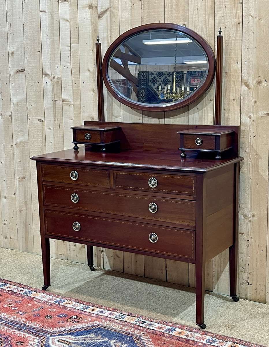English Dressing Table From The 1930s In Mahogany photo buy