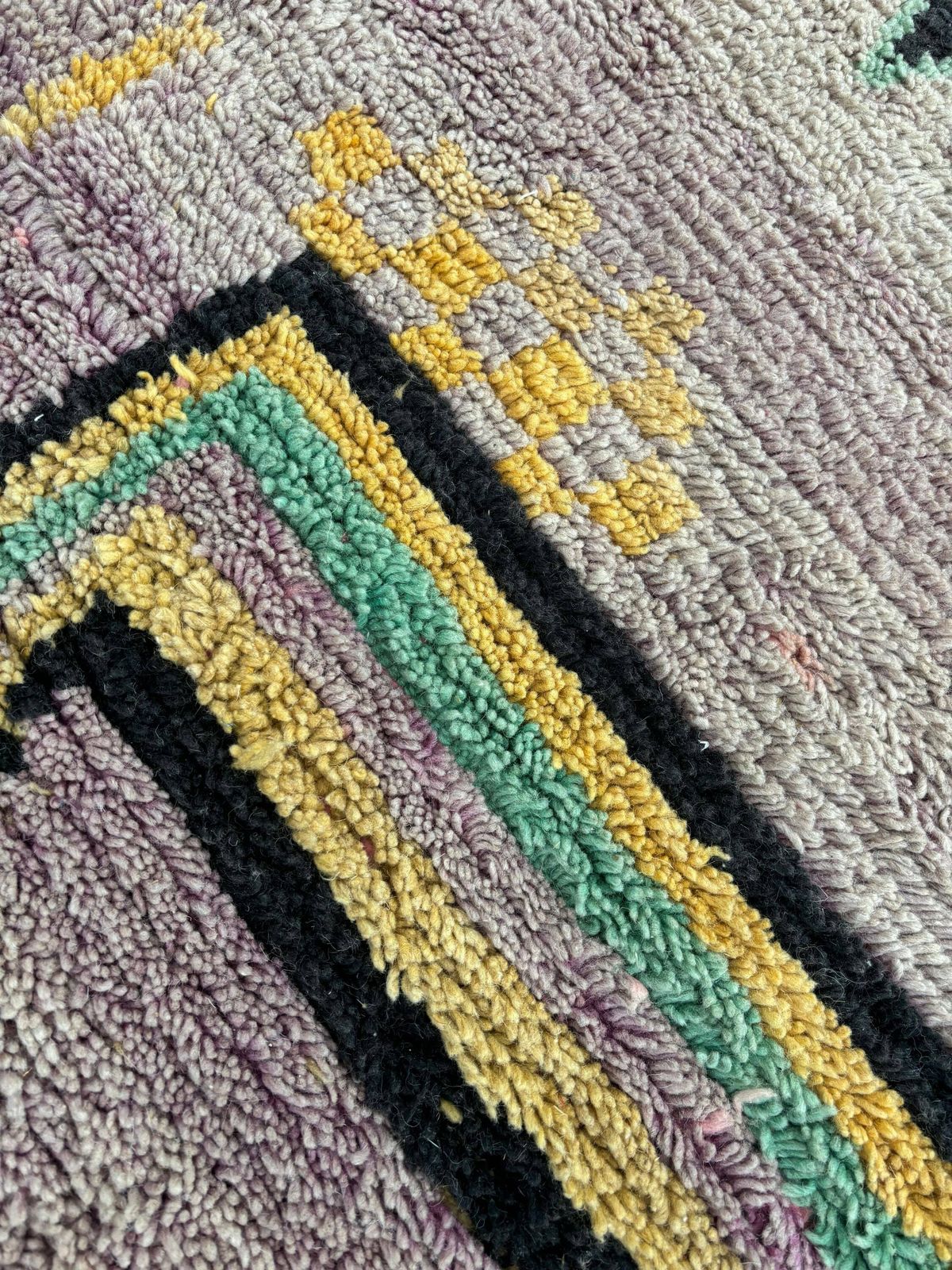 Authentic Moroccan Berber Rug 165x250 Cm   Handwoven Carpet For Bohemian Interiors, Tribal Area Rug   Ethnic Boho Rug   Moroccan Rug photo Textiles