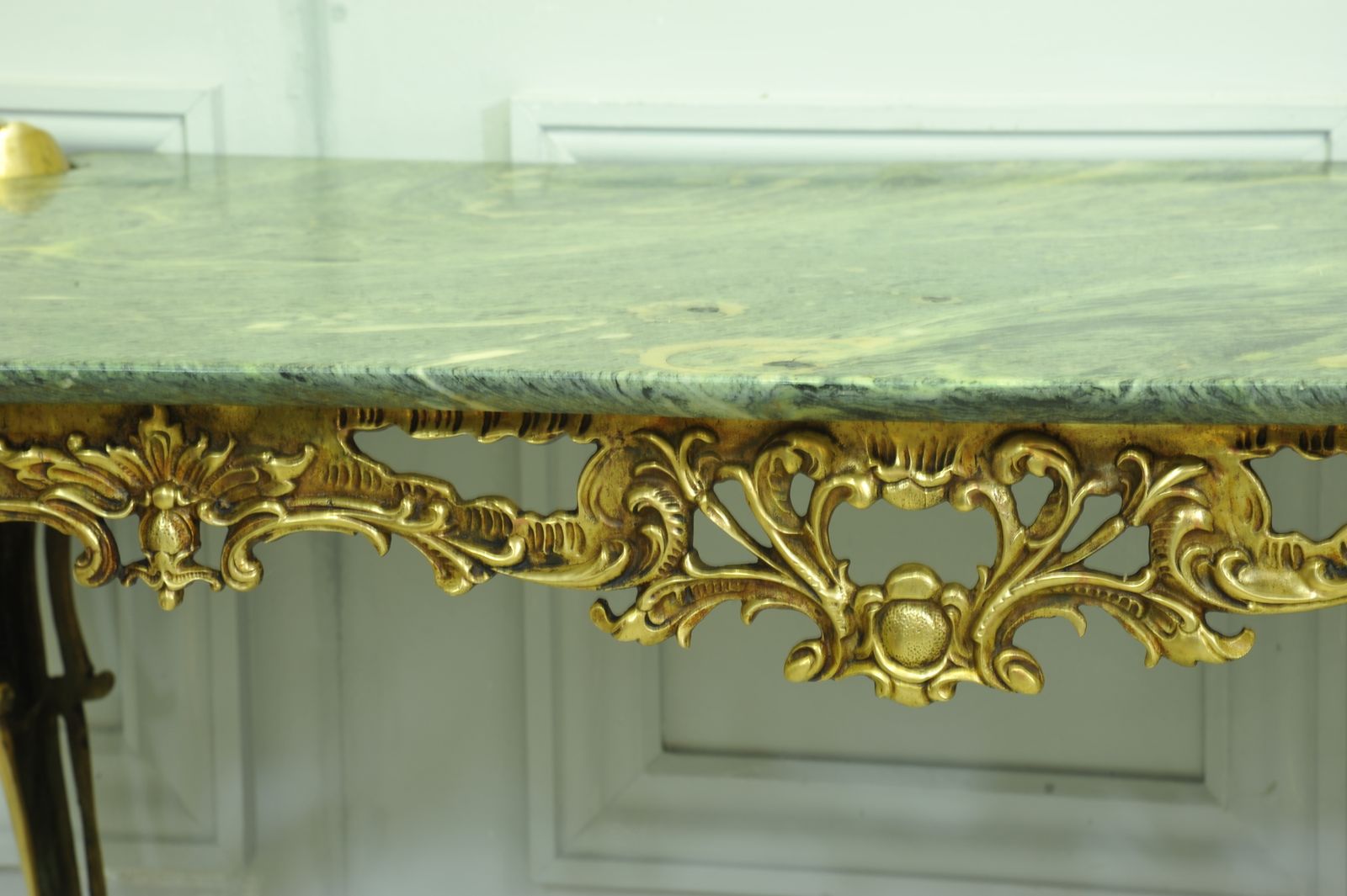 Wonderful Baroque  Rococo Styled Antique Bronze And Marble Coffee Table photo 1250.0