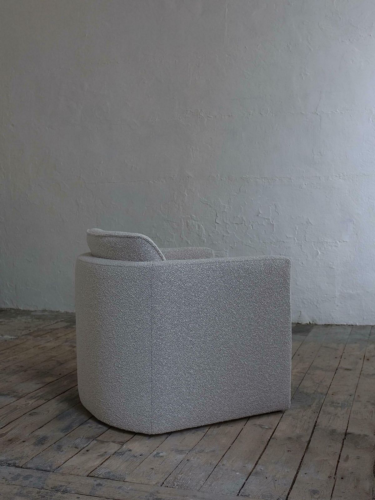 Gray Dedar Boucle Lounge Chair | 1990s photo 1672.0