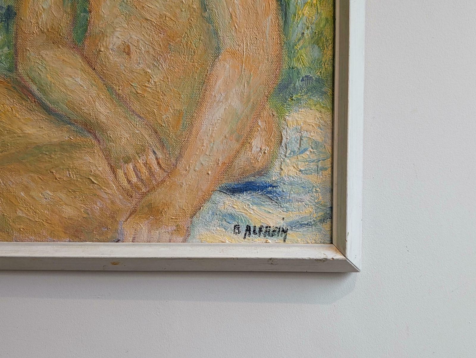 B. Alfheim, Sitting Female Nude, C.1960 photo Art