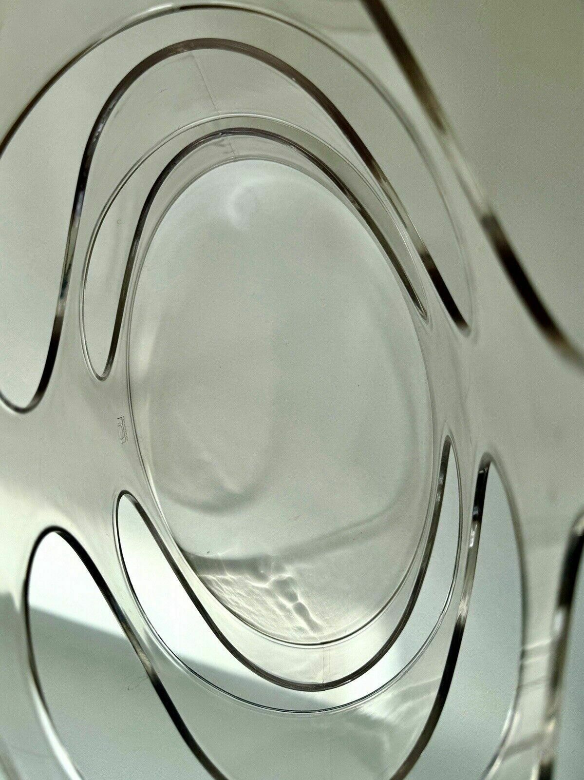Circa 2009 Umbra By Ran Lerner Clear Acrylic "The Grapevine" 6 Bottle Wine Rack photo 50.0