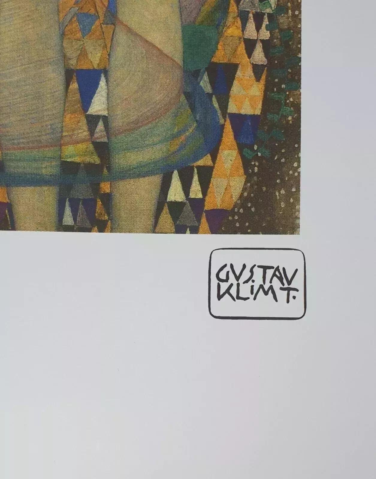 Gustav Klimt, The Three Ages Of Woman, Plate Signed Chromolithograph photo Art