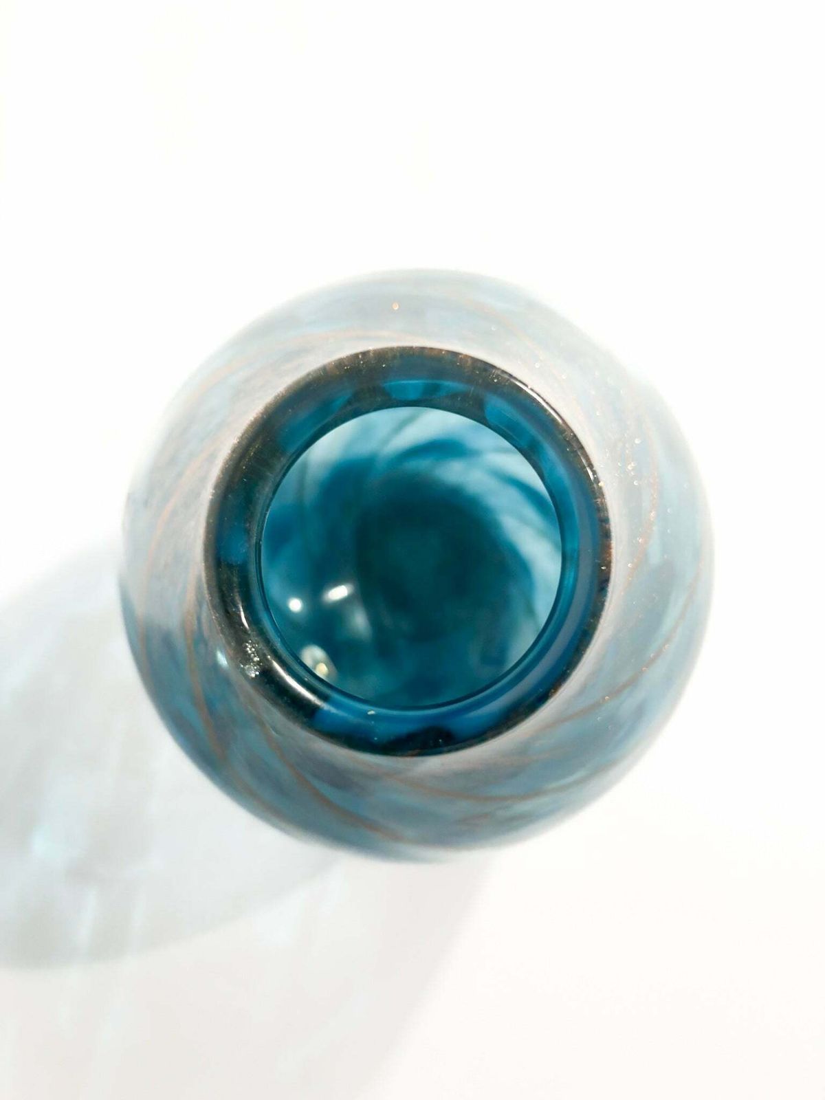 Murano Glass Vase With Aventurine By Fratelli Toso, 1950s photo vinterior