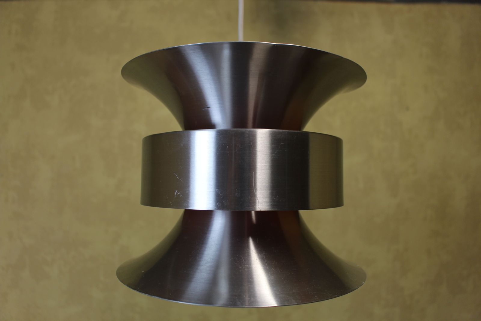Danish 60’s Pendant Lamp With Orange Glow photo buy